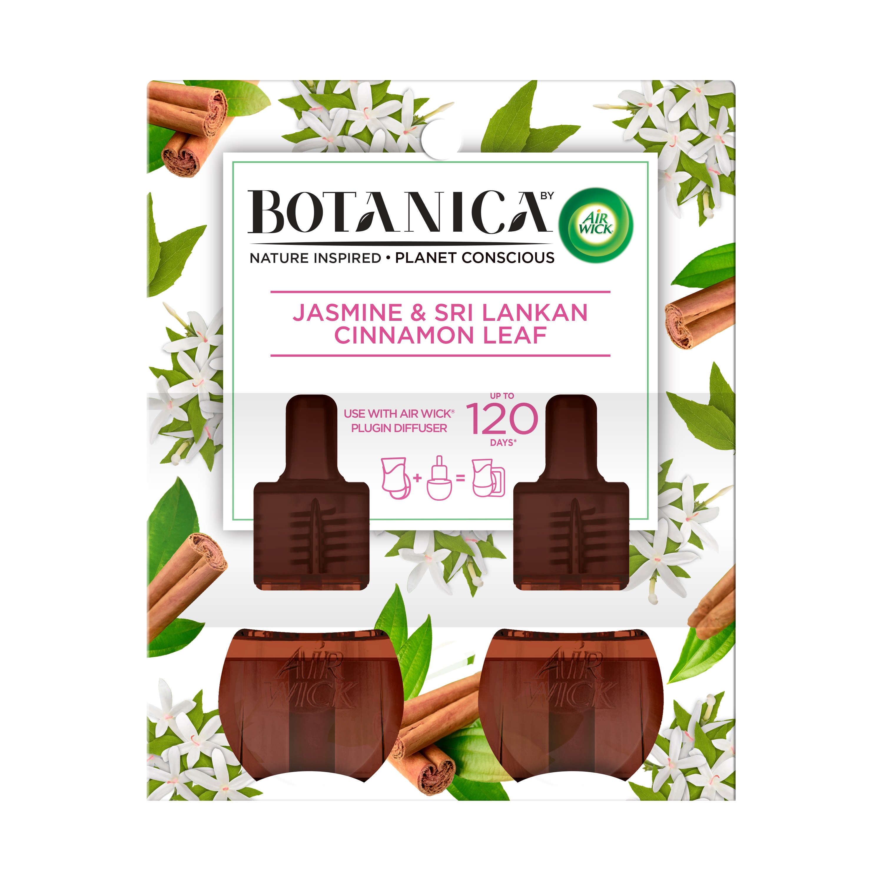 AIR WICK® Botanica Scented Oil - Jasmine & Sri Lankan Cinnamon Leaf